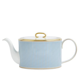 Wedgwood Tetera 940 ml Colección Helia, Decorada a Mano con Oro de 22 Quilates, Fabricada en Inglaterra